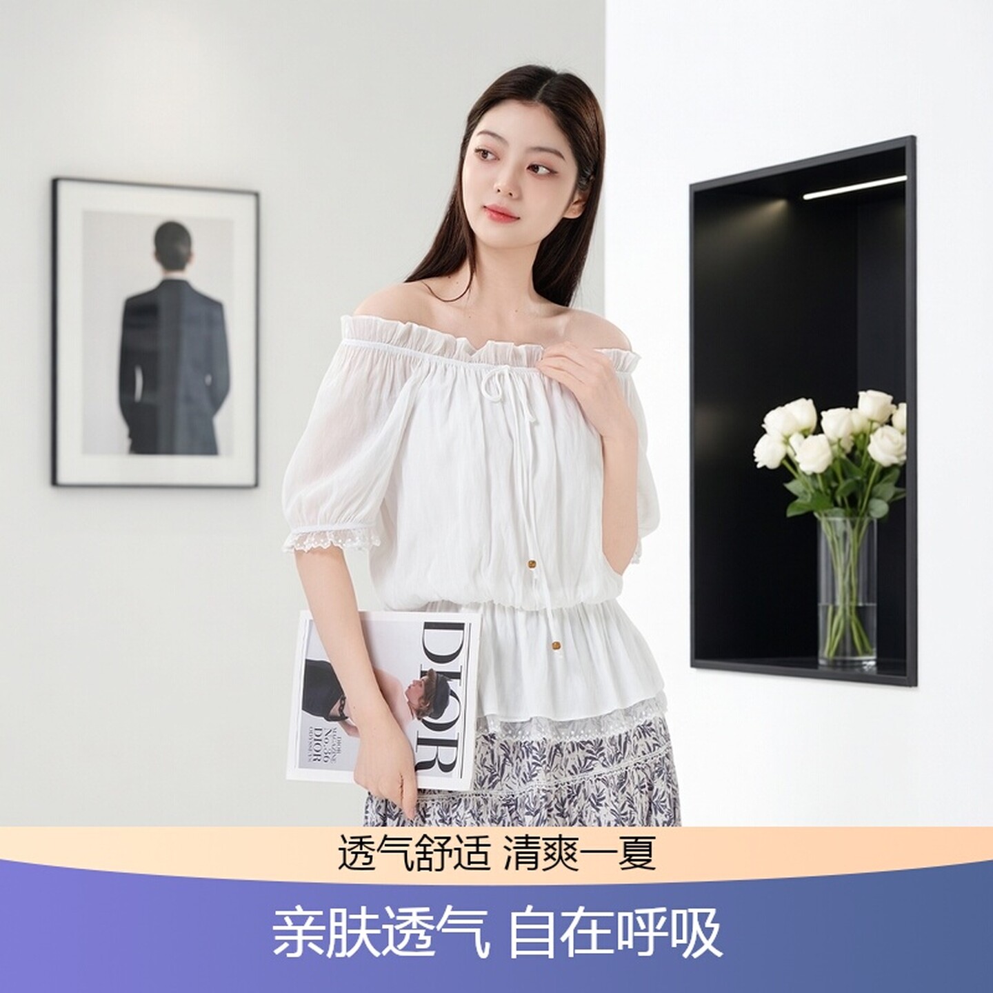 独特漂亮短袖衬衫小衫女