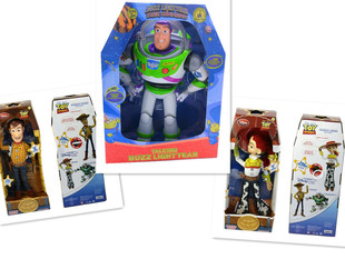 正版迪斯尼玩具总动员 巴斯光年 红心马 胡迪会说话关节可动 现货