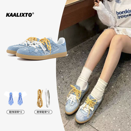 Kaalixto德训星星鞋春夏透气