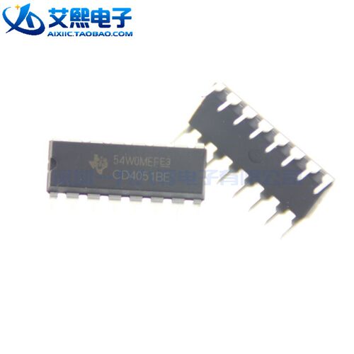 CD4049UBE CD4050BE CD4051BE CD4052BE DIP-16直插芯片 TI原装