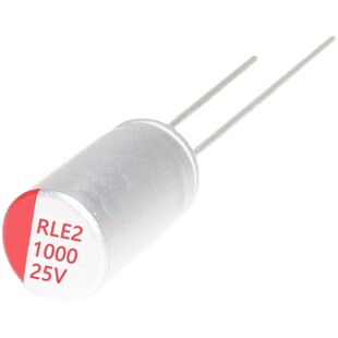 1000UF 25V 固态电容 主板电容 直插 红字 8x17/10x12/10x17mm