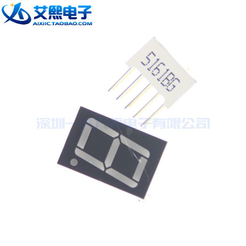 56英寸 1位共阴/共阳 数码管 高亮绿色/蓝色 5161as 5611bs