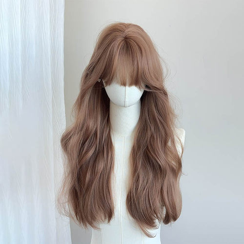 假发发型女奶茶香槟长发卷发羊毛卷大波浪lolita新款假发套全头套