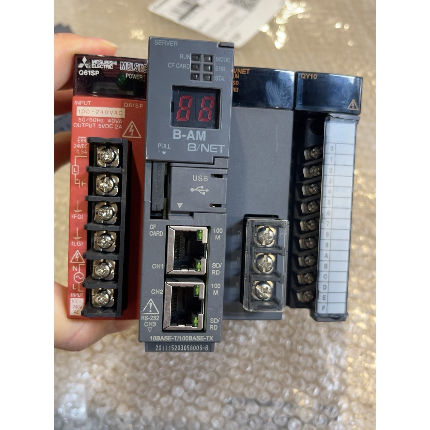 PLC模块,型号齐全,Q12DCCPU-V有Q61SP、