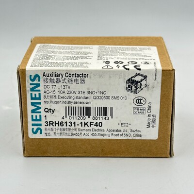 继电器 3RH6131-1KF40 原装
