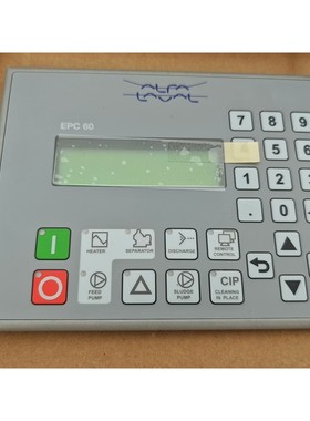阿法拉伐 EPC60 控制面板,型号 4B1260.00-K