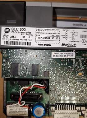 1747-L552 C版本,带以太网IP功能.主板完好,接口