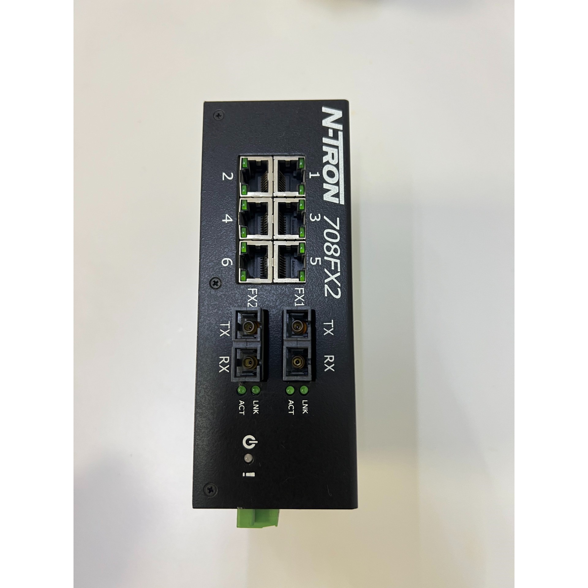 恩创N-TRON工业交换机708FX2-SC,装机未使用,需