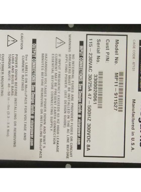 VICOR   MegaPac模块电源,MP11-91152