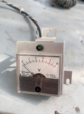 日本进口KUWANO TRM-45交流电压表头,成色几乎全新