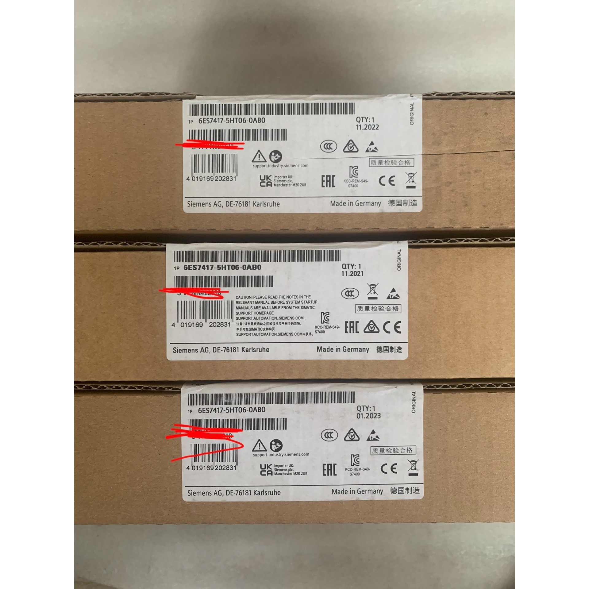 6ES7417-5HT06-0AB0全新原装未开封,有需要的