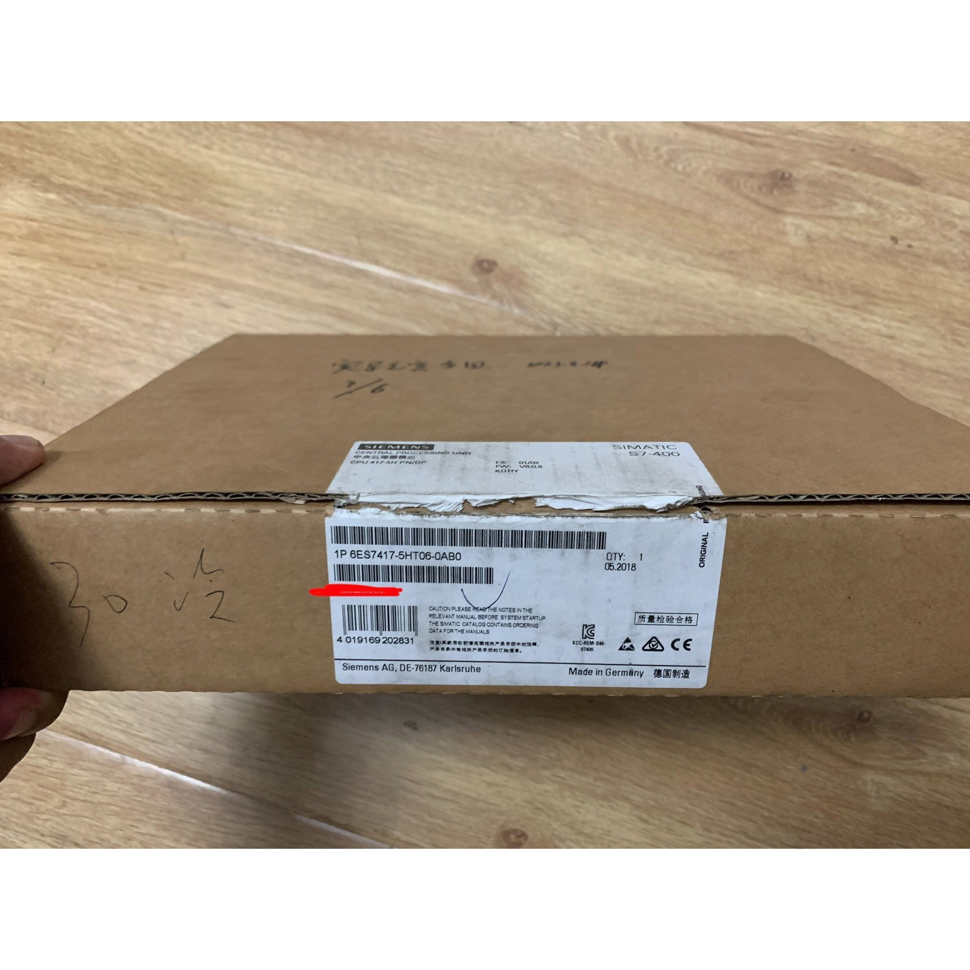 6ES7417-5HT06-0AB0 17年全新开封仅测试