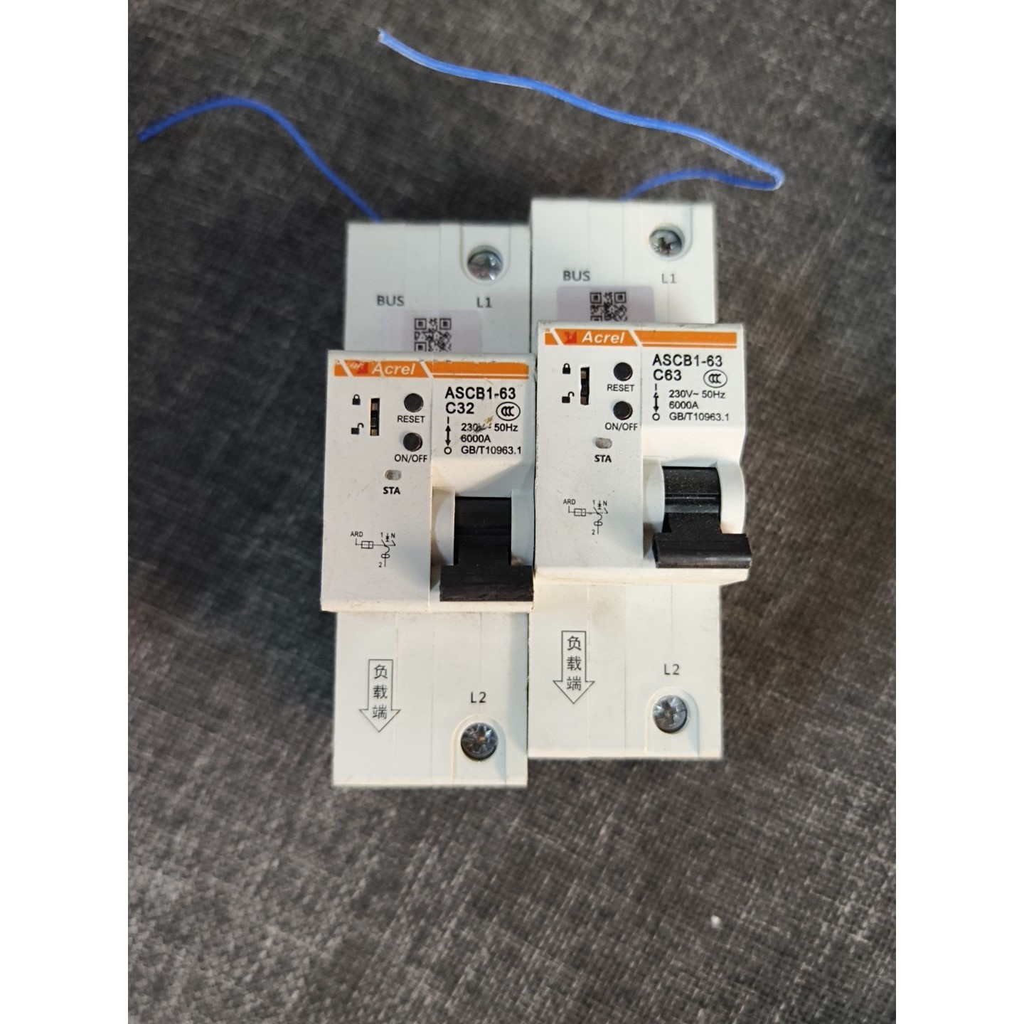 ASCB1-63-1P安科瑞铁塔基站用智慧空开 智能小型断路