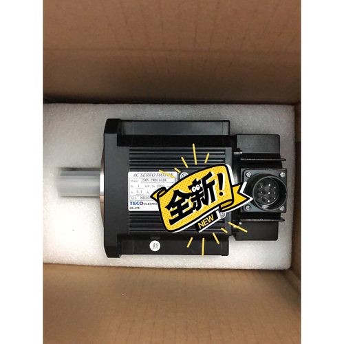 东元1KW伺服电机1只,JSMA-PMB10ABA,全新未用