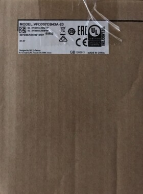 VFD007CB43A-20  变频器,全新原装正品未使用台