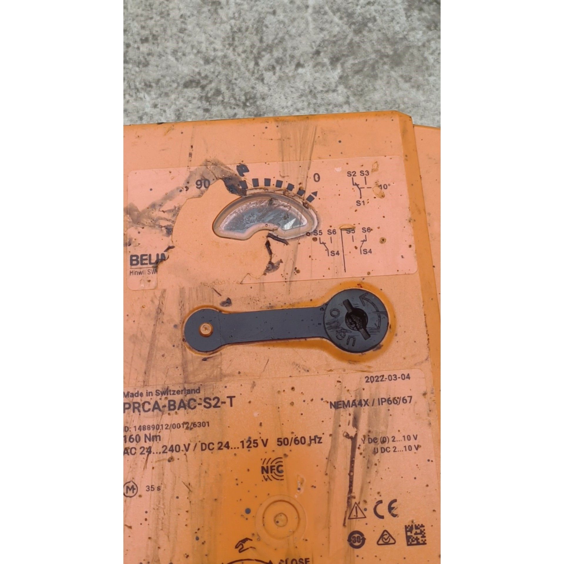 BELIMO搏力执行器PRAC-BAC-S2-T 实物,成色