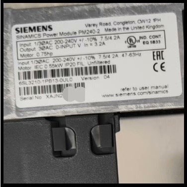 6SL3210-1PB13-0UL0,G120变频器,