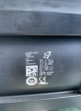 安川7系伺服电机5.5kwSGM7G-55AFC6C,原装拆