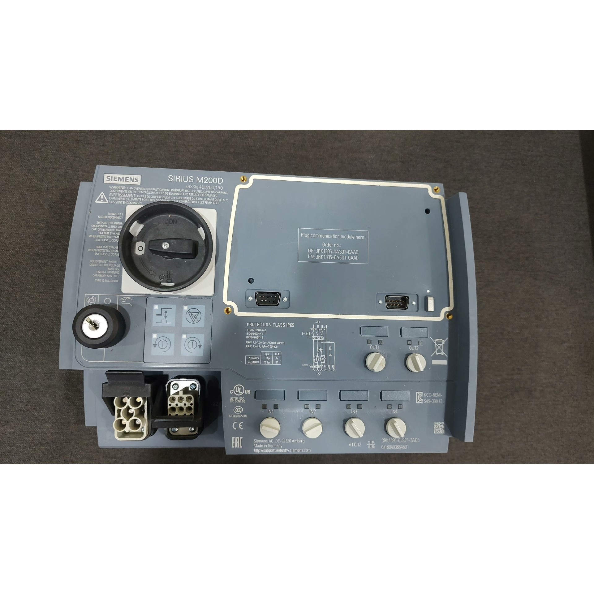 3RK1395-6LS71-3AD3,电机启动器,