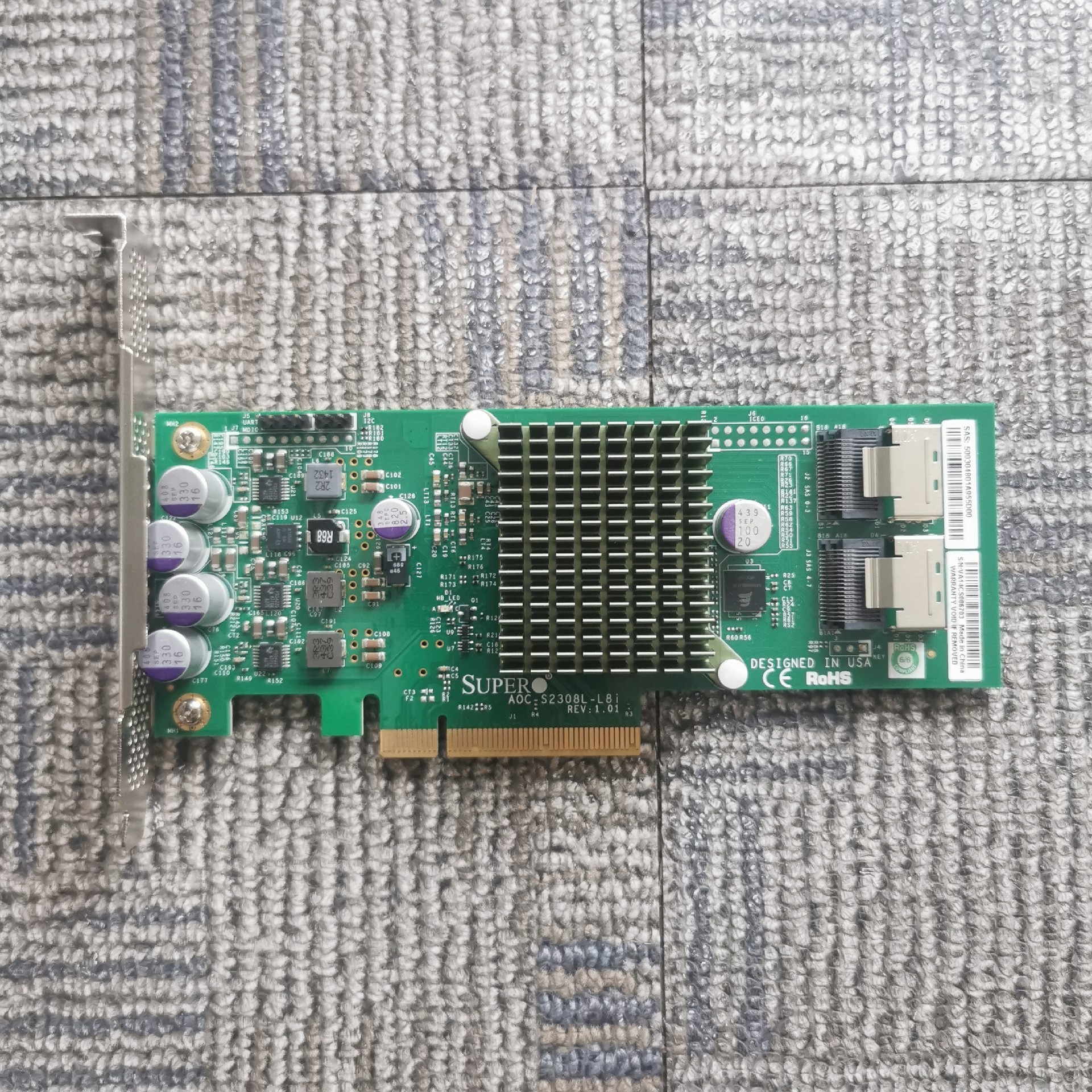 LSI 超微SAS2308直通 SATA扩展 AOC-S23