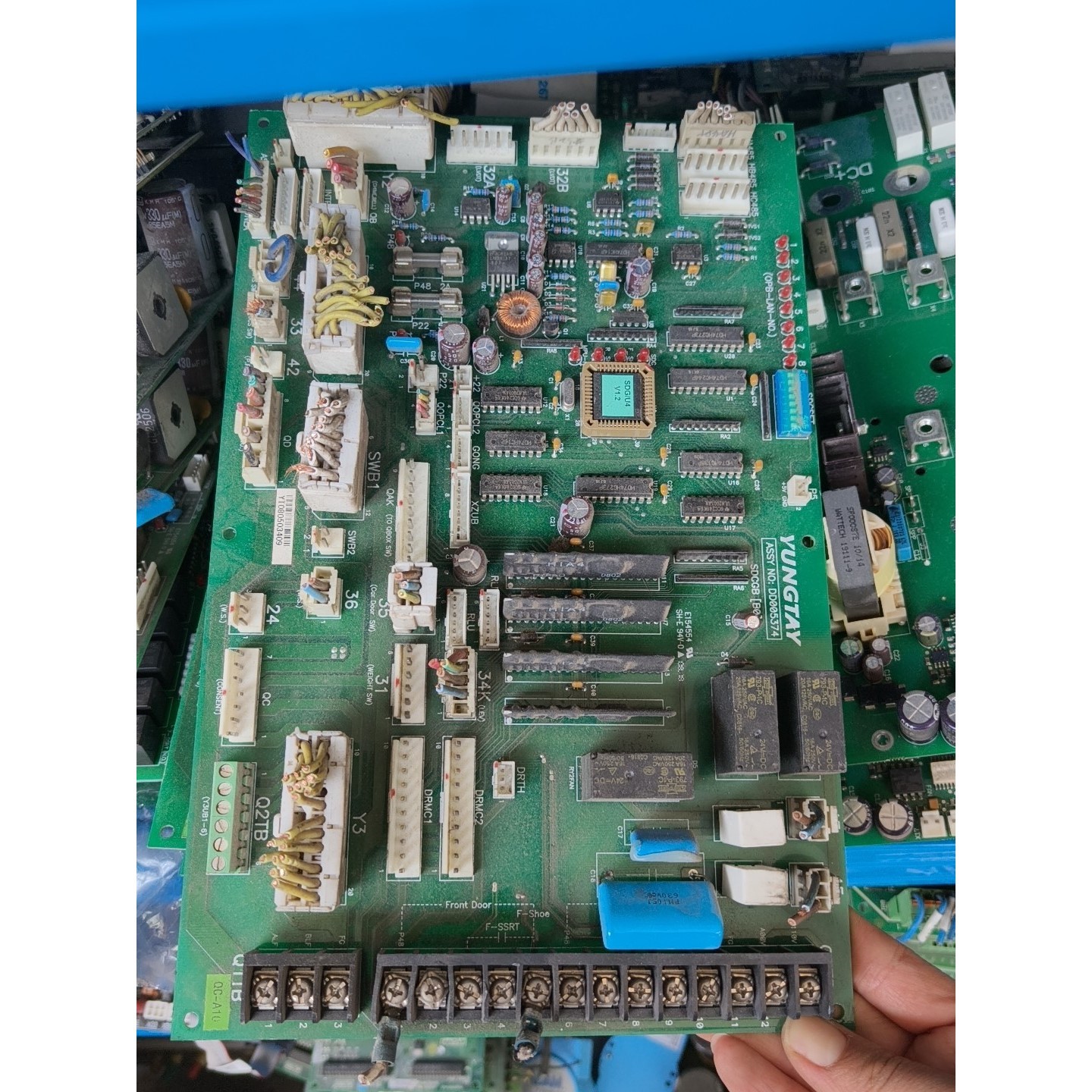 永大电梯SDCLAN轿顶通讯板DD003706 SDCGB