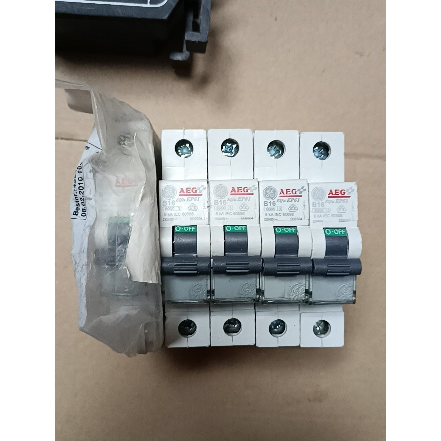 AEG空气开关,型号EP61 B16,600V,1P,6kA