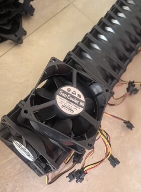 进口拆机San Cooler 80 8025 DC12V 0