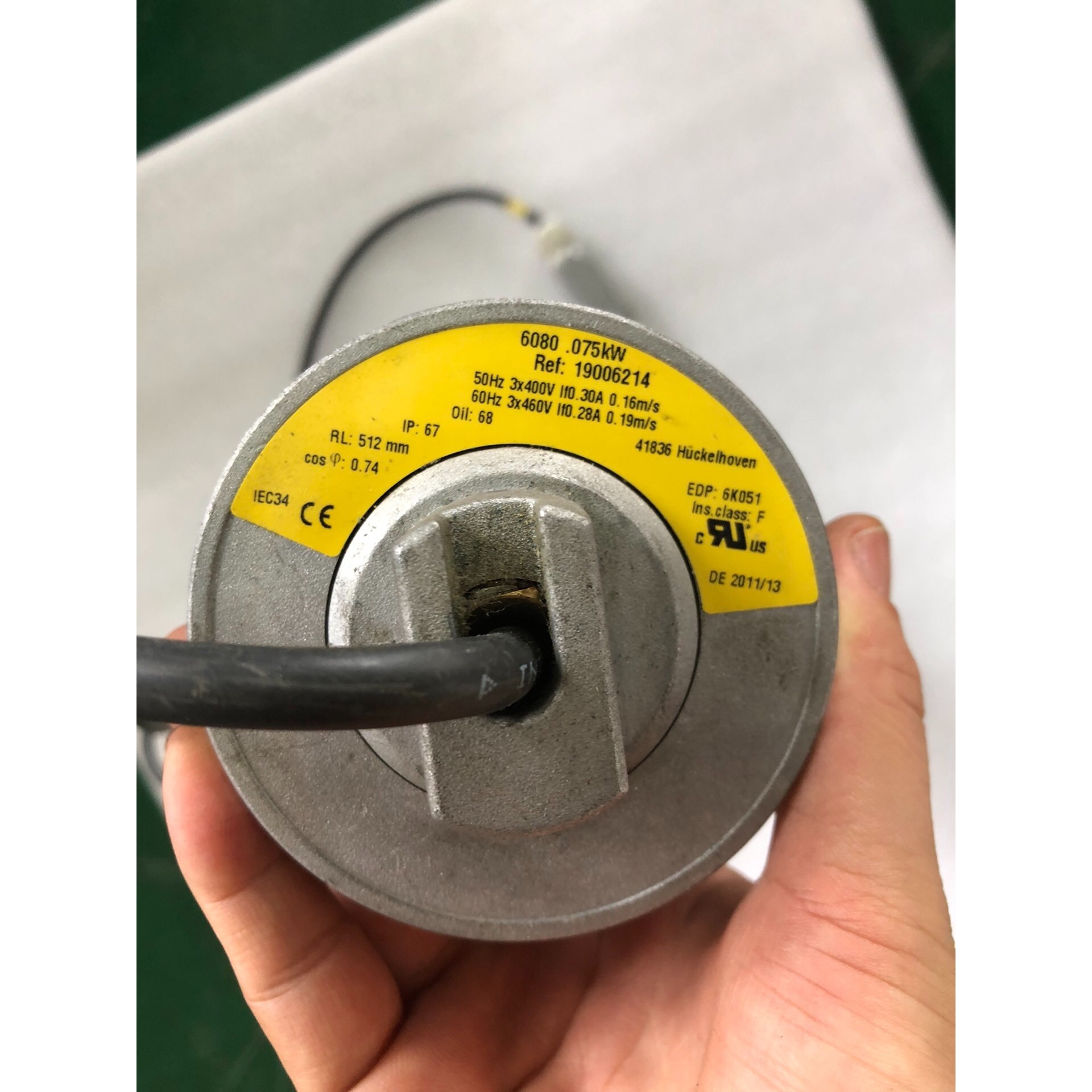 成色漂亮 Interroll/英特诺 滚筒电机 型号6080