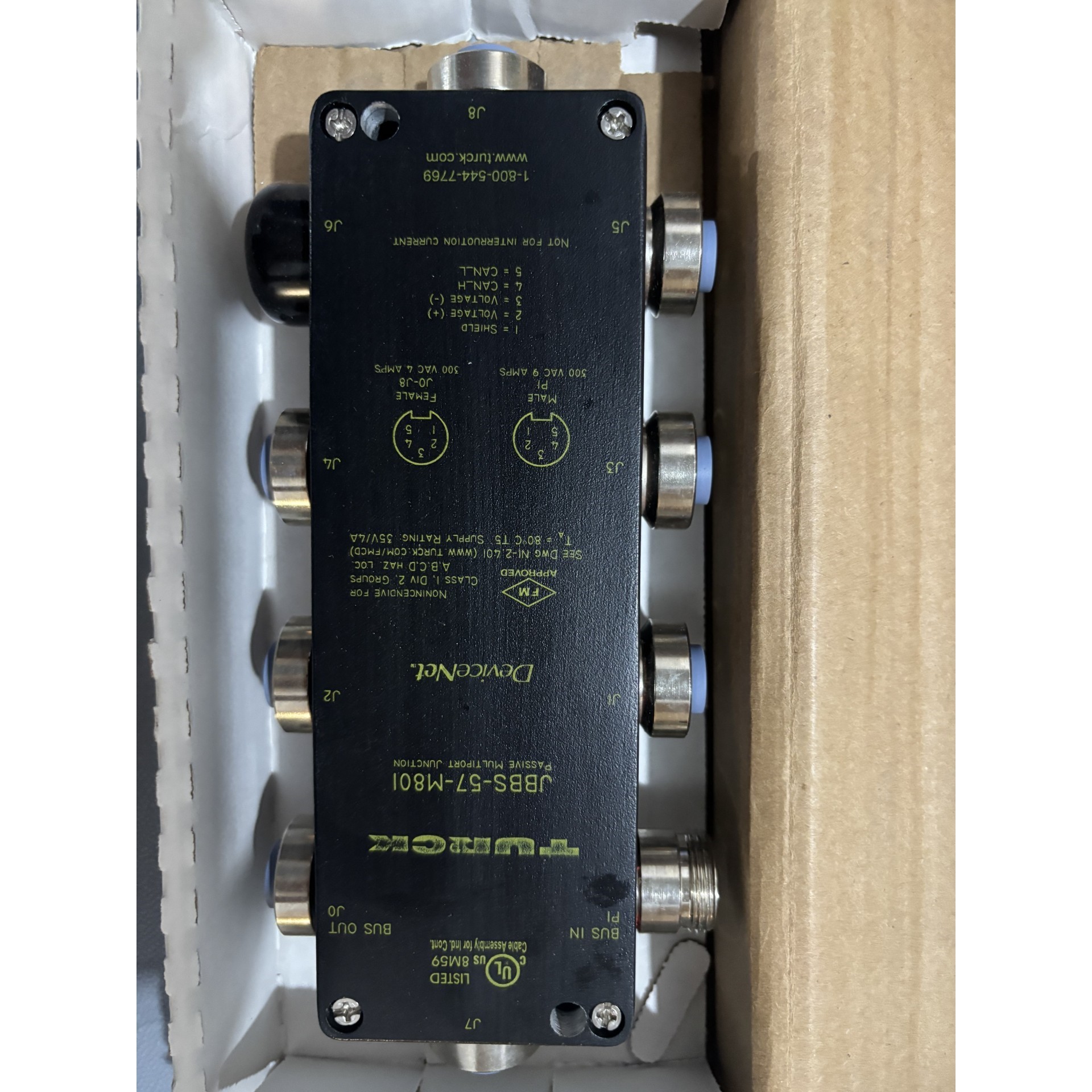 全新TURCK图尔克 JBBS-57-M801 总线模块