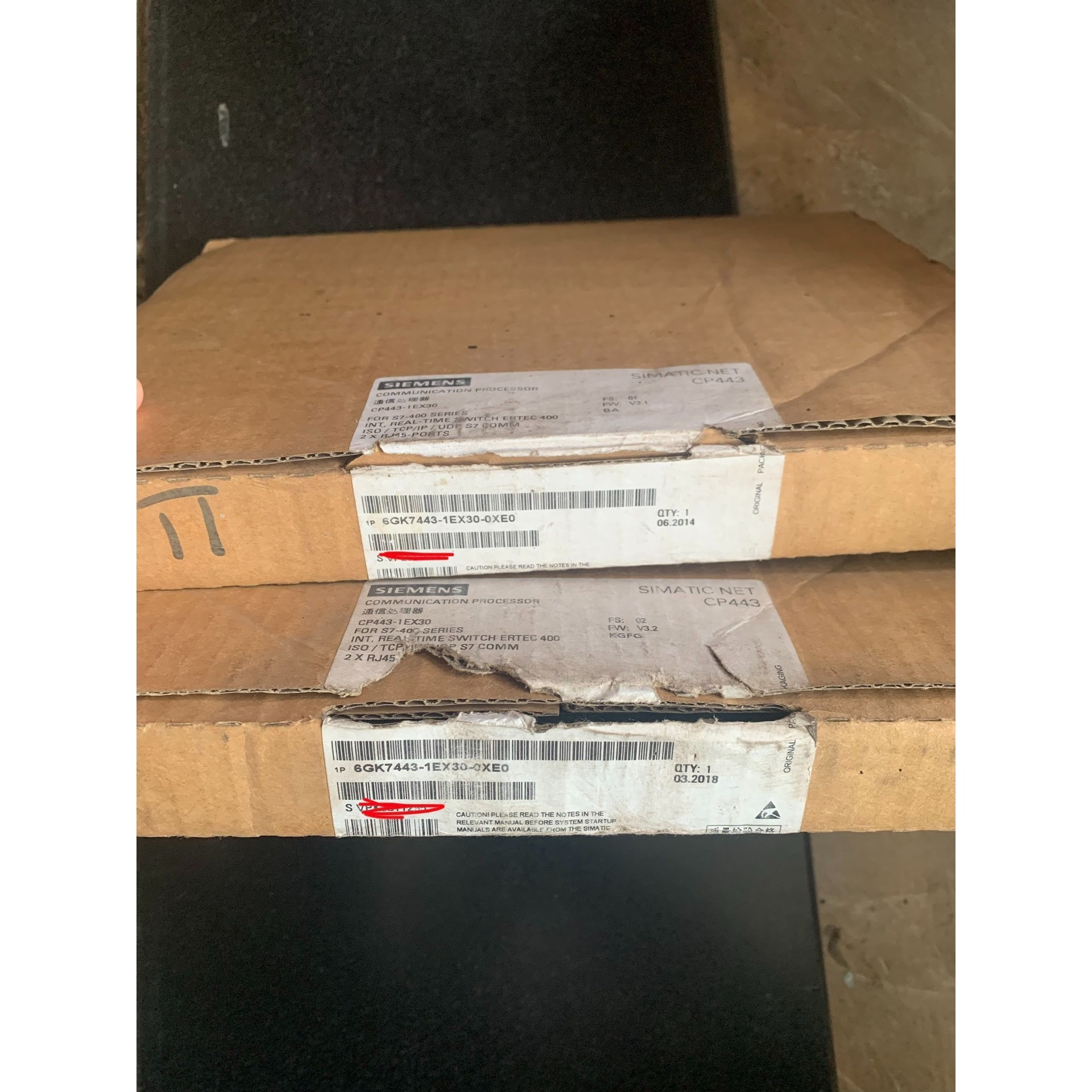 6GK7443-1EX30-0XE0 全新原装仅开封 实弹的