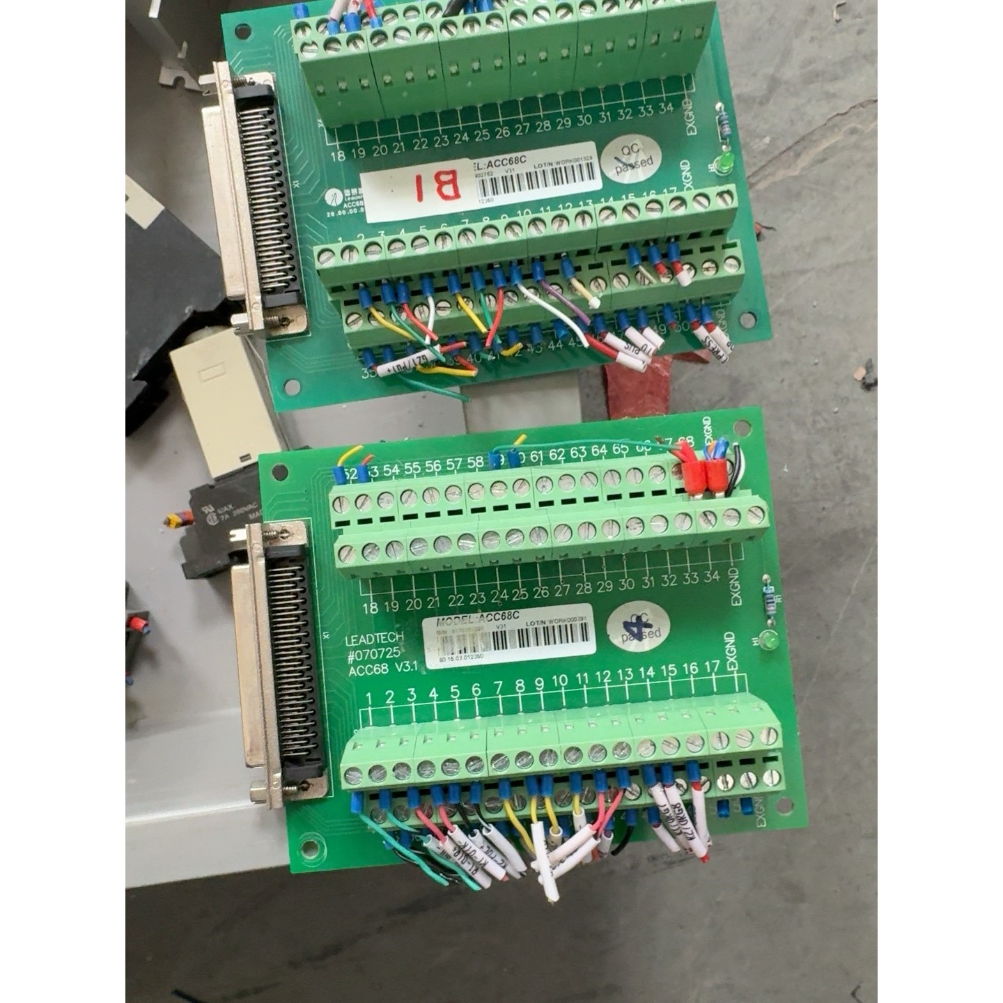 雷赛ACC68C接线端子板,V3.1版本,实物拍摄.编号是0