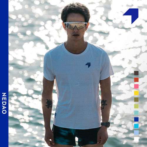 内道洞洞T春夏新款男马拉