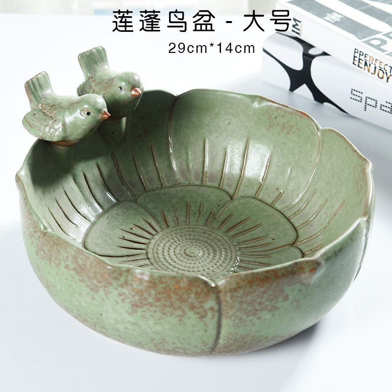 铜钱草花盆水仙花睡莲碗莲无孔金钱陶瓷特价清仓水养水培多肉大号