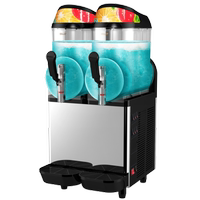 东贝雪融机XC224 商用双缸雪泥机 冷饮雪粒机冰沙机果汁机饮料机