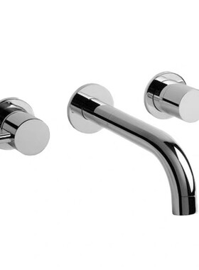 科贝拉勒K-14844-3-CP卡丽三把墙出水脸盆龙头入墙式全铜水龙头