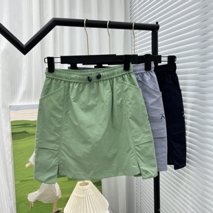 短裙裤 高腰a字运动裙显瘦美式 半身裙女春秋2026新款 户外速干工装