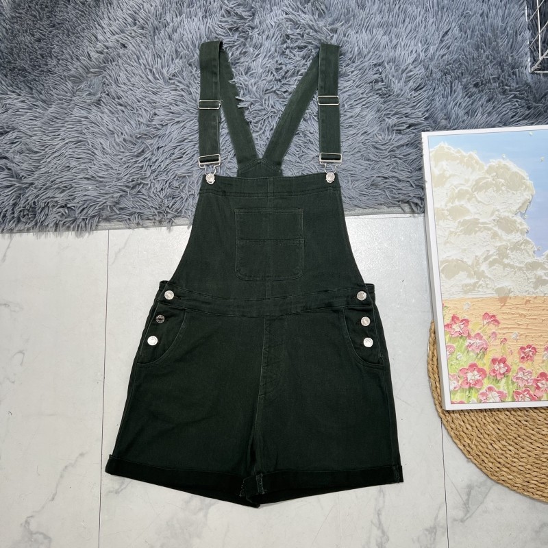 高腰薄款牛仔背带短裤女2025年新款夏季宽松减龄韩版吊带连体裤潮,女装/女士精品,牛仔裤,淘宝优惠券,粉丝福利购,淘宝优惠卷