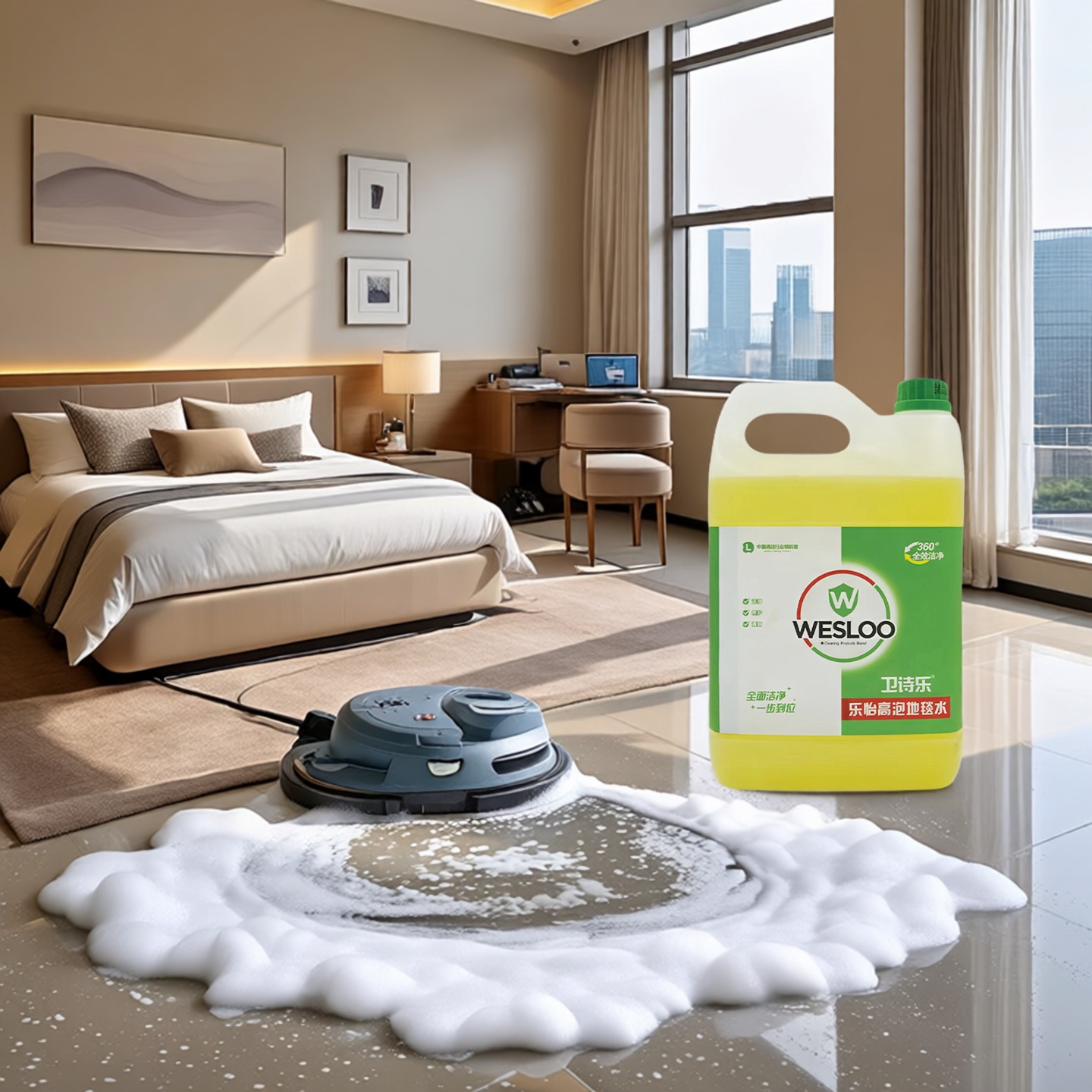 卫诗乐高泡地毯清洁剂地毯水浓缩