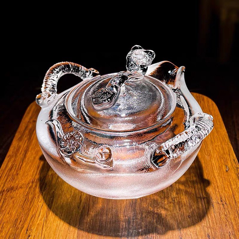 原矿水晶杯家用泡茶壶手抓壶套装茶室功夫茶具整套高档送礼,餐饮具,茶壶,淘宝优惠券,粉丝福利购,淘宝优惠卷