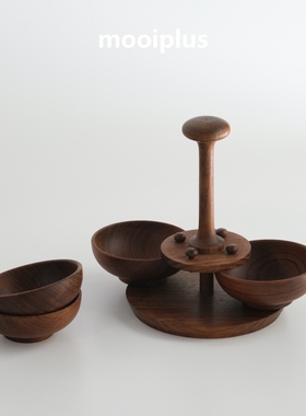 瑞典/中古｜SG胡桃木 圆碗 装饰摆件经典设计 / mooiplus