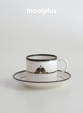 瑞典/中古｜Rorstrand Nordica 咖啡杯小鸟天使翅膀 / mooiplus