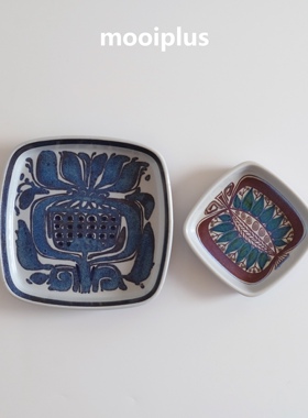 丹麦/中古｜皇家哥本哈根Royal Copenhagen 蓝色彩陶 盘/mooiplus