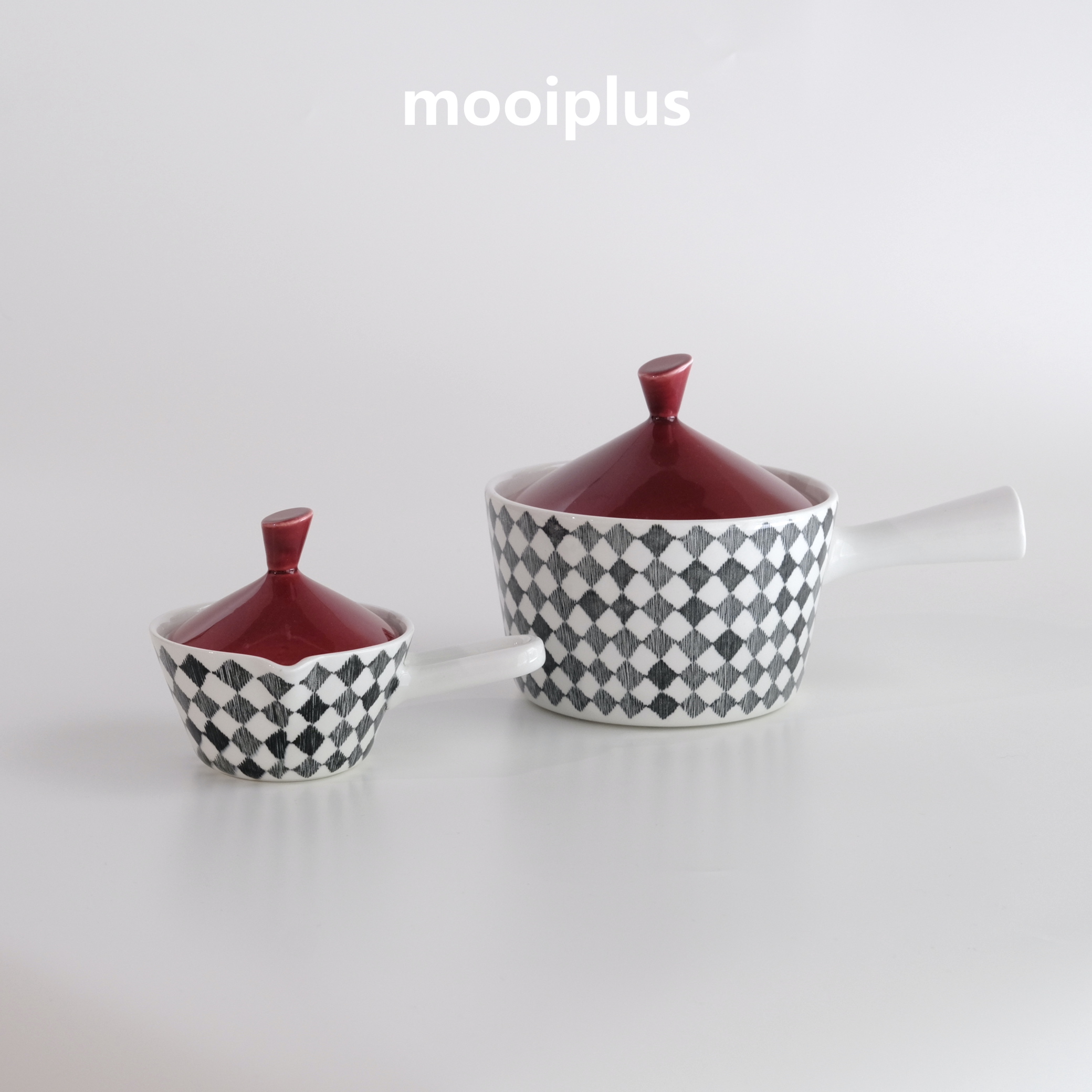 瑞典/中古｜Rorstrand红顶把手碗