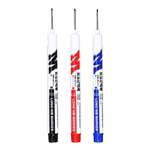 晨光长头记号笔油性木工专用划线笔工地瓷砖画线笔长嘴黑色笔深孔划线加长打孔防水防油速干顺滑深孔计号脱帽