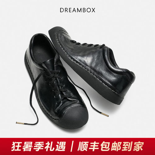 钧博水洗马皮透气舒适户外休闲鞋