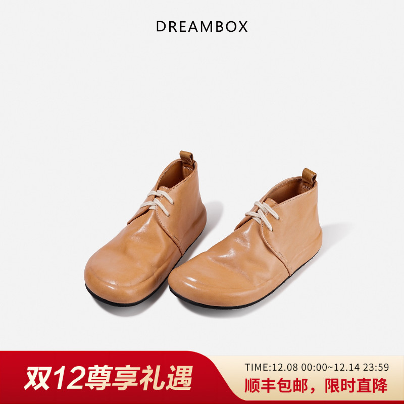 钧博马皮舒适轻便英伦风马丁靴