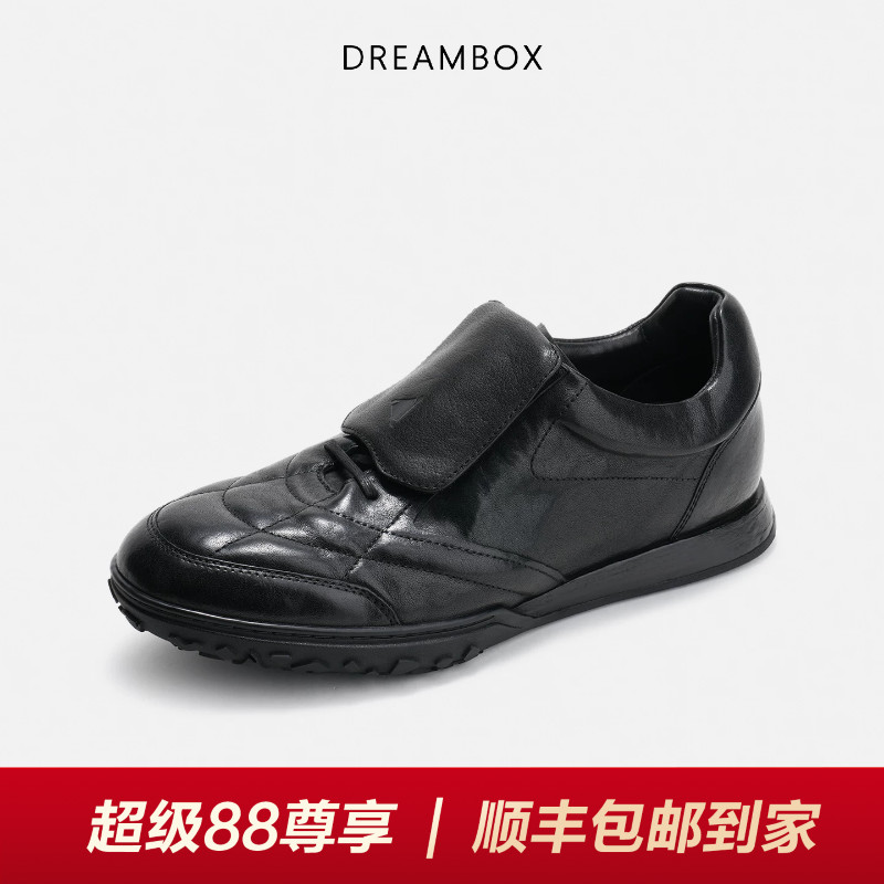 钧博马皮夏季透气舒适运动休闲鞋