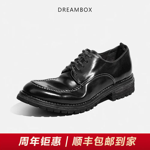 意大利马臀皮手工固特异正装皮鞋