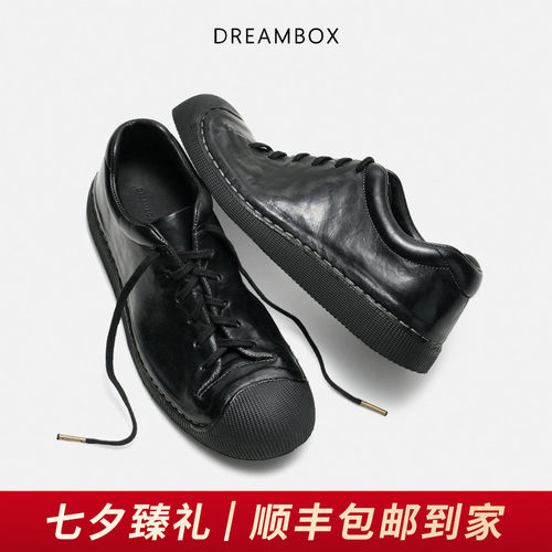 钧博水洗马皮透气舒适户外休闲鞋