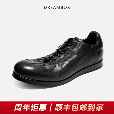 钧博水洗马皮纯手工德训鞋